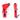 Pet treat launcher toy in red color measurement