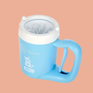 paw washer for cat and dog blue