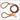 "Chocolate PawStride™ hands-free dog leash laid out to exhibit length and durability"