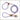 "Purple PawStride™ leash coiled neatly, showcasing sturdy construction and design"