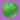 Self-rolling smart dog ball in bright green color designed for interactive pet play